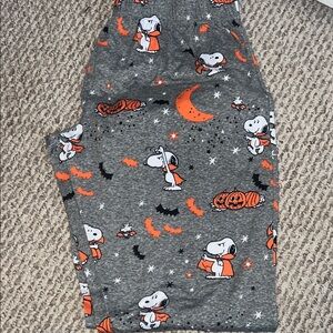 Peanuts Gray Halloween Snoopy Pajama Pants